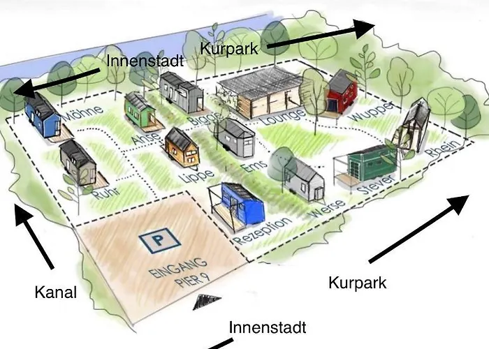 Aparthotel Tiny House Bigge Im Pier9 Tiny House Hamm (North Rhine-Westphalia)